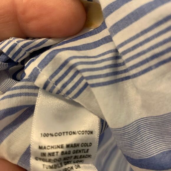 Lafayette 148 NY Randi Periwinkle Shift Dress Size Small 100% Cotton - Picture 7 of 7
